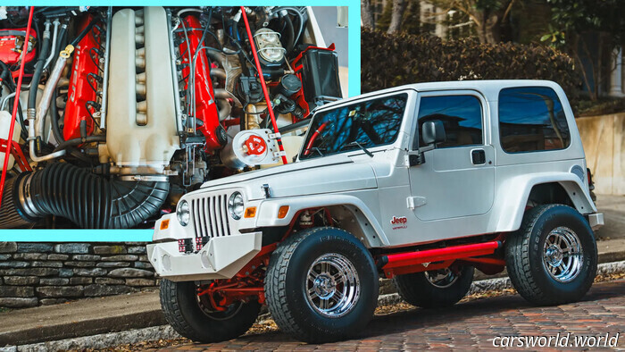 Este Jeep Wrangler TJ Esconde Un Secreto Viper V10 | Carscoops